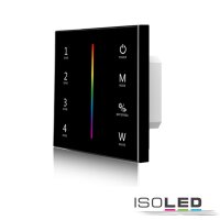 Sys-Pro RGB+W 4 Zonen Einbau-Touch-Fernbedienung + DMX...