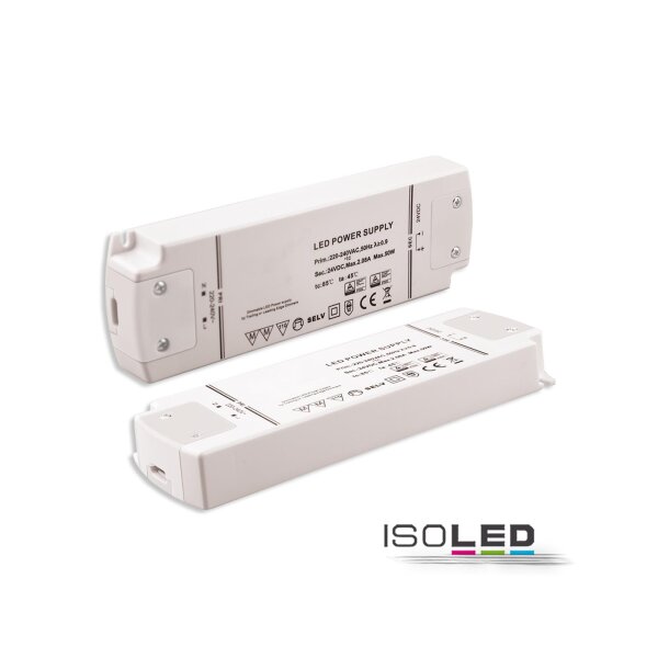 LED Trafo 24V/DC, 0-50W, dimmbar (Spannungssenke), SELV