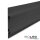 LED Trockenbau-Leuchtenprofil Single Curve, schwarz pulverbeschichtet 200cm