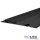 LED Trockenbau-Leuchtenprofil Double Curve, schwarz pulverbeschichtet RAL 9005, 200cm