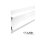 LED Trockenbau-Leuchtenprofil Single Curve, weiß 200cm