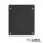 Endkappe E69 Alu schwarz für LAMP30 V1+V2, 2 STK, inkl. Schrauben