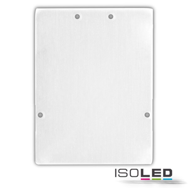 Endkappe EC74 Aluminium weiß für Profil LAMP40, 2 STK, inkl. Schrauben