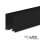 LED Aufbauleuchtenprofil HIDE SINGLE Aluminium schwarz RAL 9005, 200cm