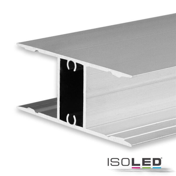 LED Aufbauleuchtenprofil HIDE DOUBLE Aluminium eloxiert, 200cm