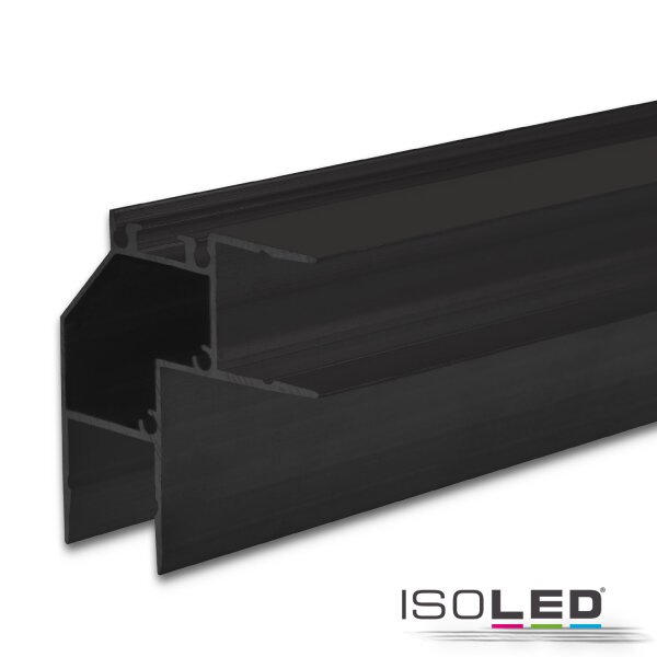 LED Eckprofil HIDE ANGLE Aluminium schwarz RAL 9005, 200cm