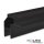 LED Eckprofil HIDE ANGLE Aluminium schwarz RAL 9005, 200cm