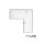 Endkappe EC93 Aluminium weiß RAL 9003 für Profil HIDE ANGLE inkl. Schrauben