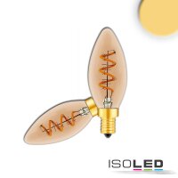E14 Vintage Line LED Candlebulb, Amber, 3W, 2200K