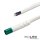 Mini-Plug Anschlusskabel male, 1m, 2x0,75, IP54, weiß-grün, max. 48V/6A