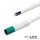 Mini-Plug Anschlussfassung female, 1m, 2x0,75, IP54, weiß-grün, max. 48V/6A