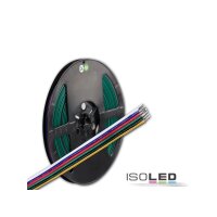 Kabel RGB+W+WW 10m Rolle 6-polig 0.5mm² H03VH-H AWG20