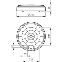 WL140V LED20S/840 PSED ELB3 WH