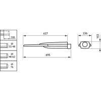 BGP760 LED60/740 I DW50 BL1 DGR CLO IACZ