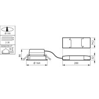 DN561B LED8S/830 DIA-VLC-E C WH