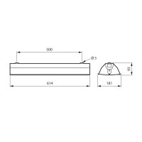 TMS030 1xT8 18W/TUV HFP R