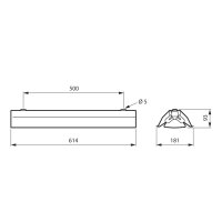 TMS030 2xT8 18W/TUV HFP R