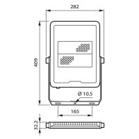 BVP165 LED120/840 PSU 100W AWB CE