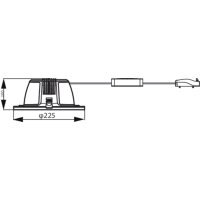 DN070B LED24/830 24W 220-240V D200 RD EU