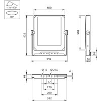 BVP140 LED360-4S 31K3/730 PSU S