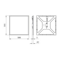 RC132V G4 LED36S/840 WIA W60L60 OC