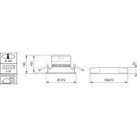 DN140B LED20S/840 PSD-E  WR