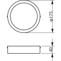 DN065C G3 LDNR LED10/830 10.5W D175 RD