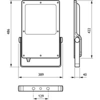 BVP130 LED260-4S/740 PSU OFA52 ALU C1KC3