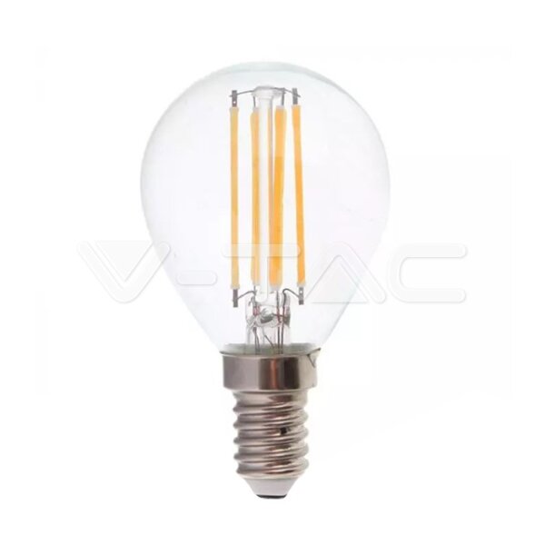 P45-E14-6W-FILAMENT CLEAR COVER BULB-3000K