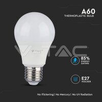 A60-E27-12W-PLASTIC BULB-DIMMABLE-LED BY SAMSUNG-6400K