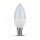 C37-E14-5.5W-PLASTIC CANDLE BULB-DIMMABLE-LED BY SAMSUNG-4000K