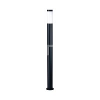 BOLLARD LAMP WITH STAINLESS STEEL BODY E27 GREY