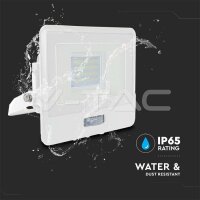 20W LIGHT SENSOR FLOODLIGHT WITH SAMSUNG CHIP 6400K WHITE BODY