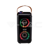 10W-RECHARGEABLE SPEAKER WITH USB & TF CARD SLOT-RGB( 2*3inch )