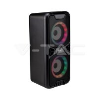10W-RECHARGEABLE SPEAKER WITH USB & TF CARD SLOT-RGB(...