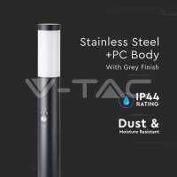 BOLLARD LAMP WITH PIR SENSOR & STAINLESS STEEL BODY(...