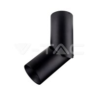 GU10-SURFACE MOUNTED FITTING-BLACK-H 197MM
