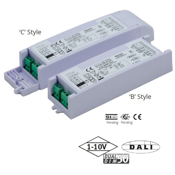 Cool Led LED Netzteil, 1200mA, 240V, C-style, ENEC geprüft, Dali dimmbar, 1-10V dimmbar, Ventillatorausgang