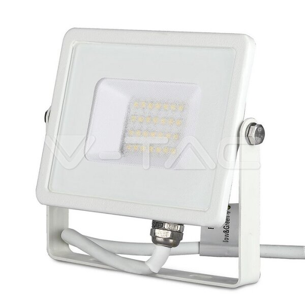 20W SMD FLOODLIGHT WITH SAMSUNG CHIP 3000K WHITE BODY