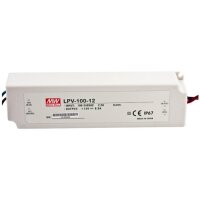 MeanWell LPV-100-12 LED Netzteil-Trafo Festspannung 12V...