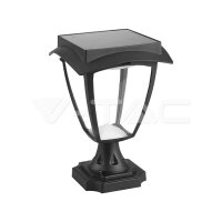 LED SOLAR WALL LAMP CCT:3IN1 MATT BLACK BODY