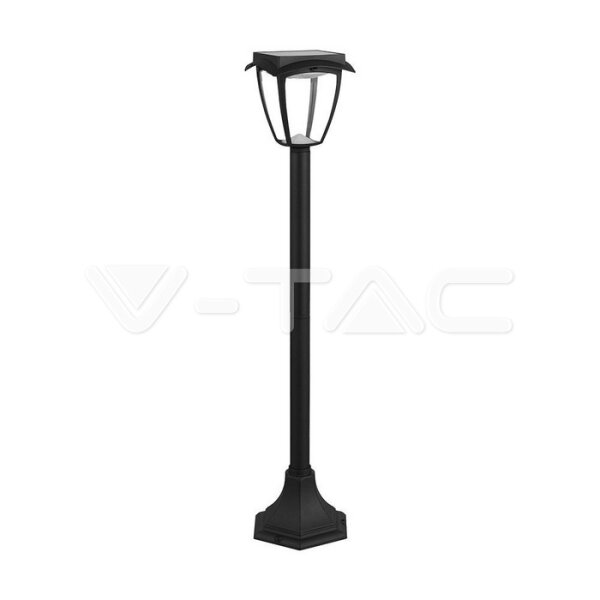 LED SOLAR LAWN LAMP CCT:3IN1 MATT BLACK BODY