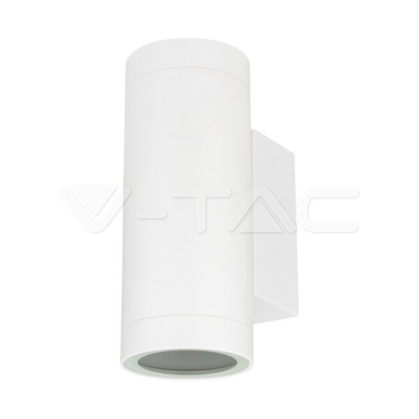 2*GU10 FITTING ROUND WHITE