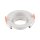 GU10 FITTING PLASTIC ROUND-WHITE 102x42mm MOV