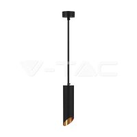 1xGU10 HANGING PENDANT BLACK D:55x200MM