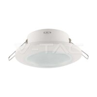GU10 IP44 FITTING ROUND WHITE