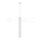 1xGU10 HANGING PENDANT WHITE D:60x500MM
