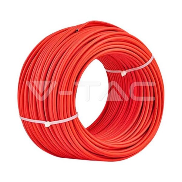 PV CABLE-6 SQ.MM. RED For Solar Panel 100 meters