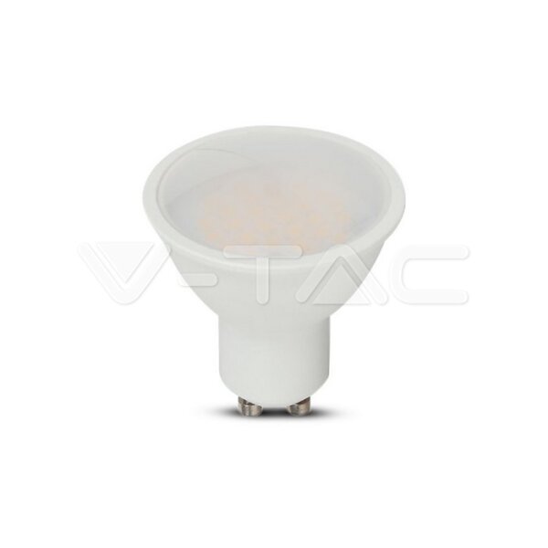 10W GU10 LED PLASTIC SPOTLIGHT-MILKY COVER WITH SAMSUNG CHIP 4000K