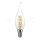 4W TWIST CANDLE FLAME FILAMENT BULB 3000K E14